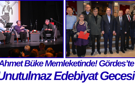 Ahmet Büke Memleketinde! Gördes’te Unutulmaz Edebiyat Gecesi