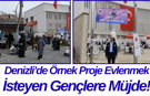 Denizli’de Örnek Proje Evlenmek İsteyen Gençlere Müjde!