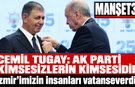 Cemil Tugay AK Parti’ye katıldı parti rozetini Erdoğan taktı
