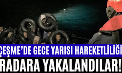 Çeşme’de Gece Yarısı Hareketliliği Radara Yakalandılar!