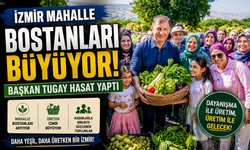 İzmir Mahalle Bostanları Büyüyor: Başkan Tugay Hasat Yaptı