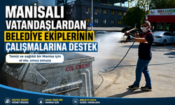 Manisalı Vatandaşlardan Belediye Ekiplerinin Çalışmalarına Destek