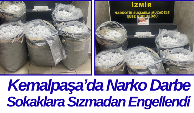 Kemalpaşa’da Narko Darbe Sokaklara Sızmadan Engellendi