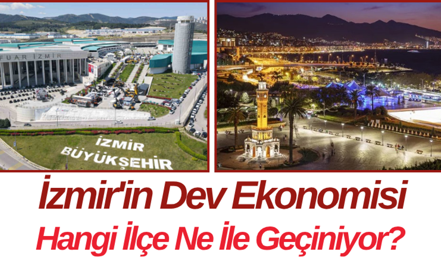 İzmir'in Dev Ekonomisi Hangi İlçe Ne İle Geçiniyor?