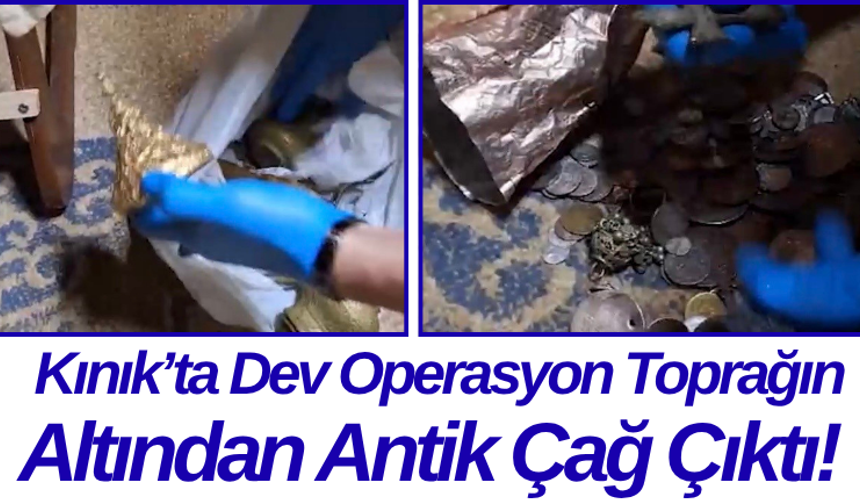 Kınık’ta Dev Operasyon Toprağın Altından Antik Çağ Çıktı!