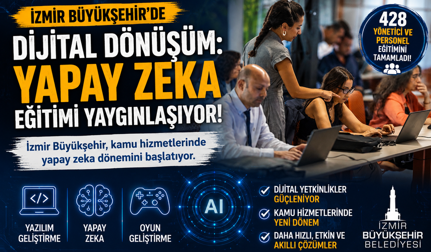 İzmir Büyükşehir'de Dijital Dönüşüm: Yapay Zeka Eğitimi Yaygınlaşıyor!