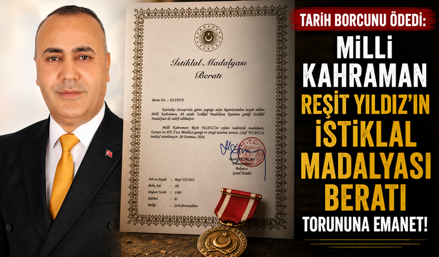 Manisa'da Anlamlı Vefa: Kurtuluş Savaşı Kahramanının Beratı Torununda