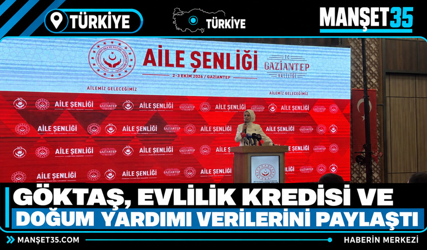 Göktaş, evlilik kredisi ve doğum yardımı verilerini paylaştı
